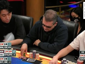 【EV扑克】四条不敌同花顺!Hustler Casino Live诞生19万巨额彩池,Chris Chen这手牌太惨了!