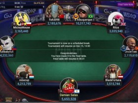 蜗牛扑克:2020WSOP主赛事国际赛的最终桌诞生!中国选手孙培源排名第八!