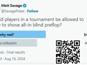 【EV扑克】锦标赛第一手牌几个人说好不看牌全下算作弊吗?