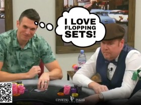 【EV扑克】翻牌底set完美逆袭,河杀坚果顺