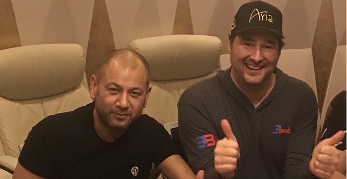 蜗牛扑克:Hellmuth & Yong约定单挑局,每场 0K,共五场
