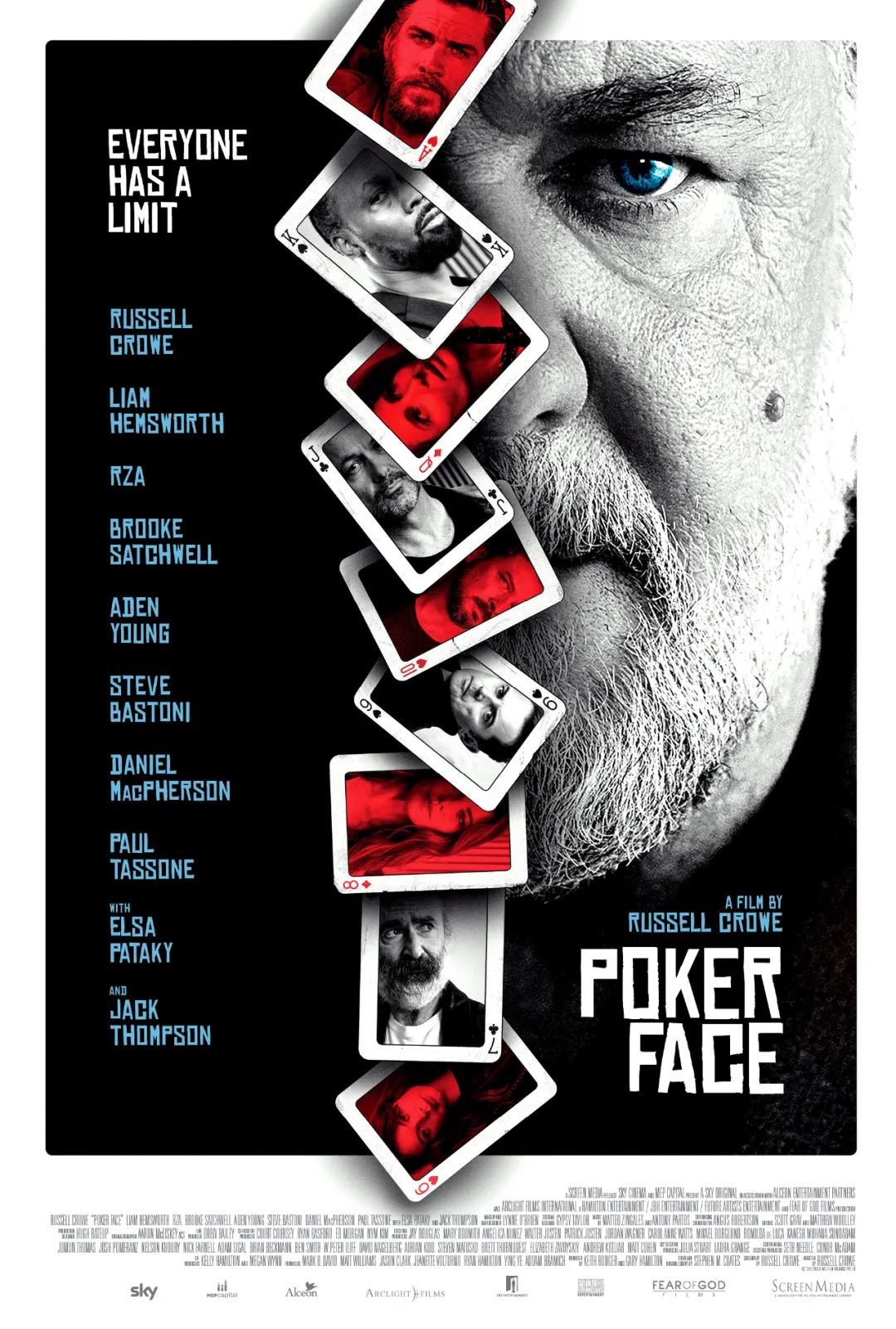 【EV扑克】罗素·克劳主演的新片《扑克脸》11月上映