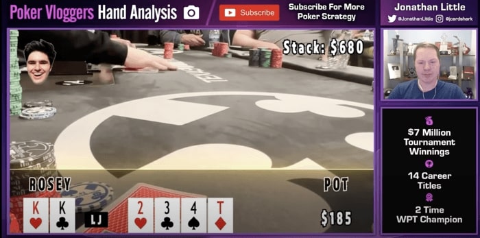 【EV扑克】牌局分析：你会用KK跟注单张成顺的牌面吗？