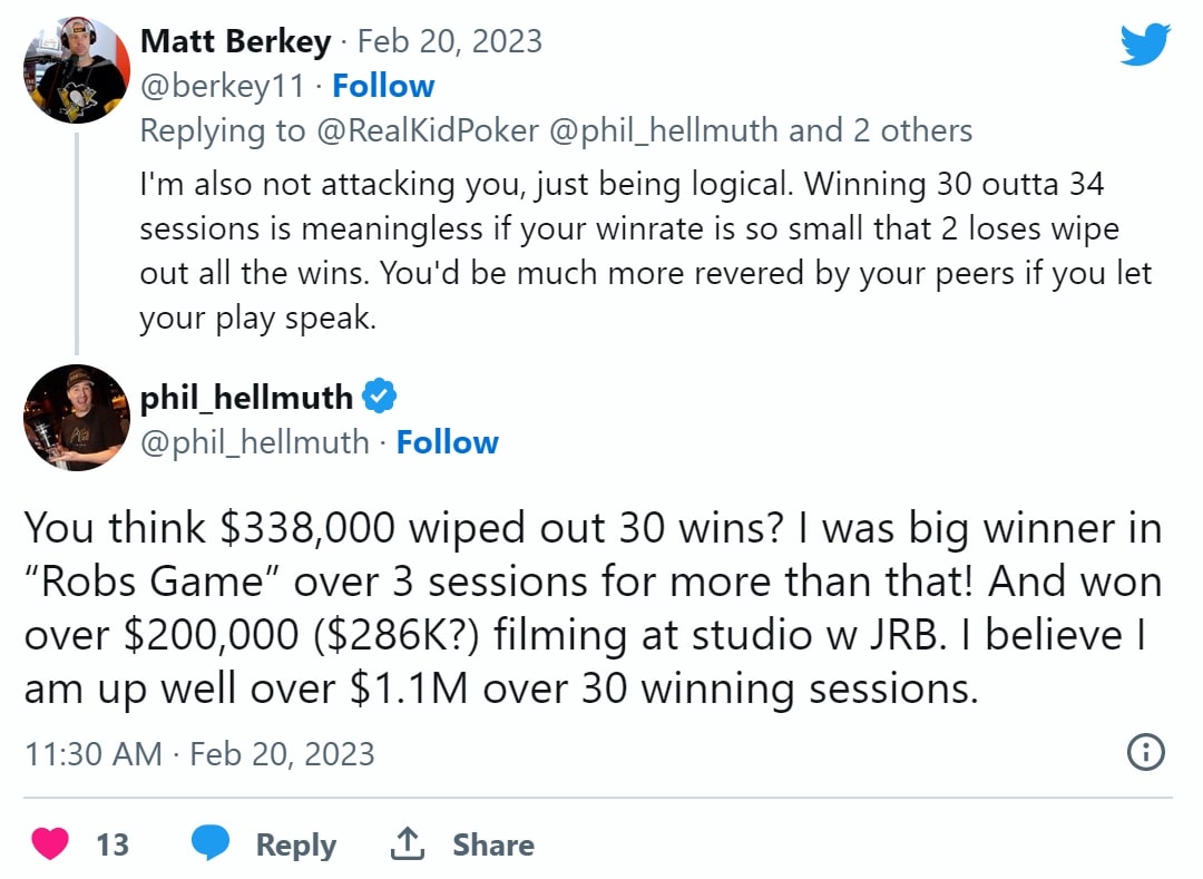 【EV扑克】Phil Hellmuth背弃在电视现金游戏中买入30万美元的承诺