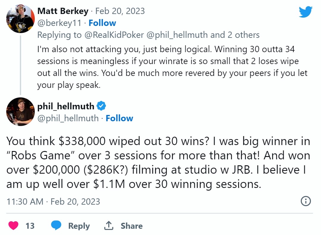 【EV 扑克】Phil Hellmuth 背弃在电视现金游戏中买入 30 万美元的承诺