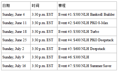 【EV 扑克】2023WSOP 完整赛程公布，终身主赛门票首次亮相！