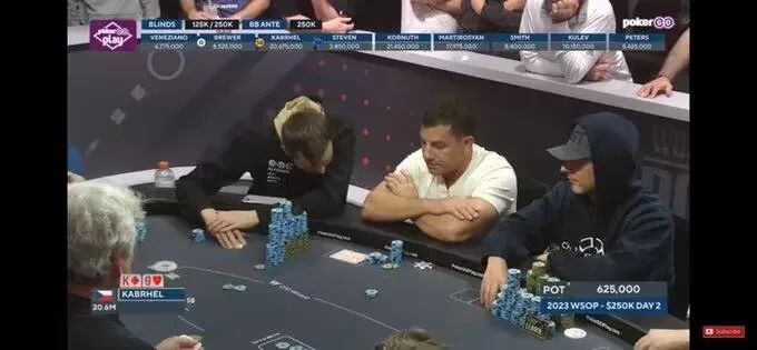 【EV扑克】WSOP大瓜！25万刀豪客赛第三名疑似作弊，极力否认但TM很可疑！