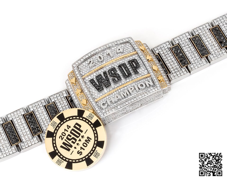 【EV撲克】2023WSOP主赛金手链有多贵？光黄金就用了500克！