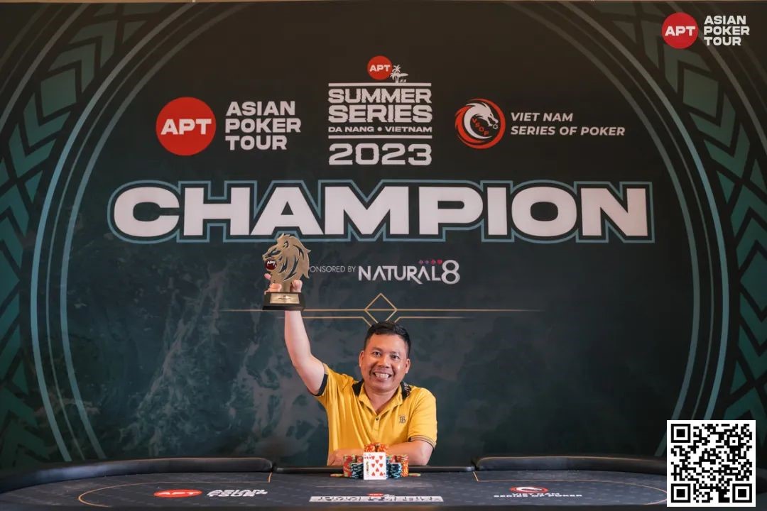 【EV扑克】APT越南丨系列赛总奖池 847亿越南盾（约2,550万）；越南 Nguyen Hoang Long 拿下APT豪客赛