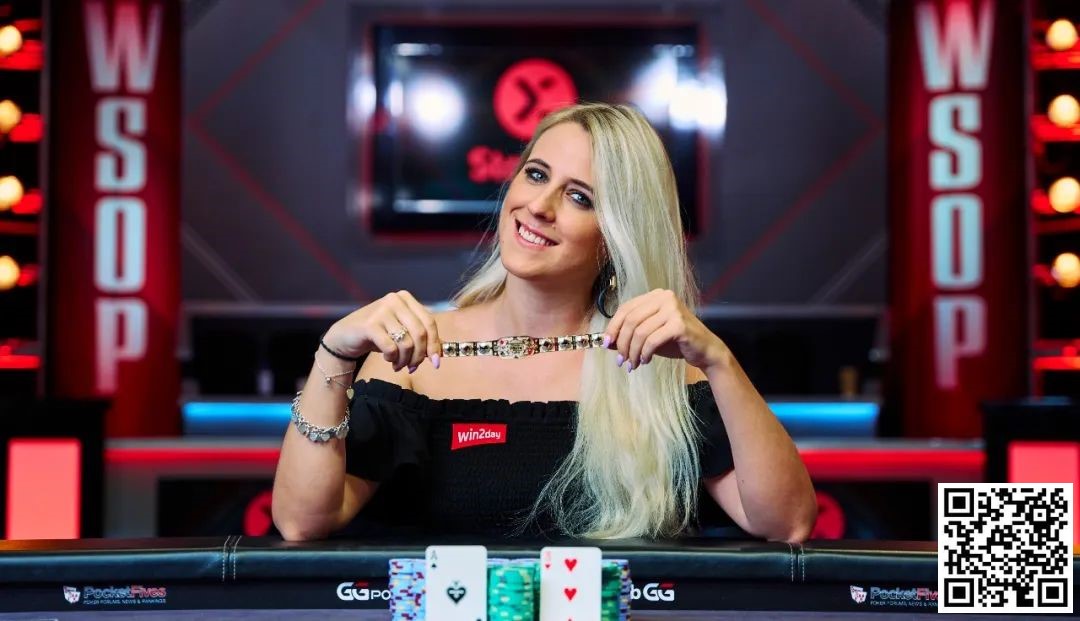 香汗淋漓的WSOP女士赛，国人稳坐CL有望夺下金手链“后冠”！迷你主赛事Day1开打