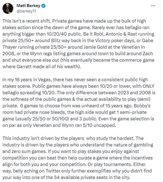 【EV撲克】16年维加斯老玩家揭露罪恶之城高额桌真相，私局才是主流