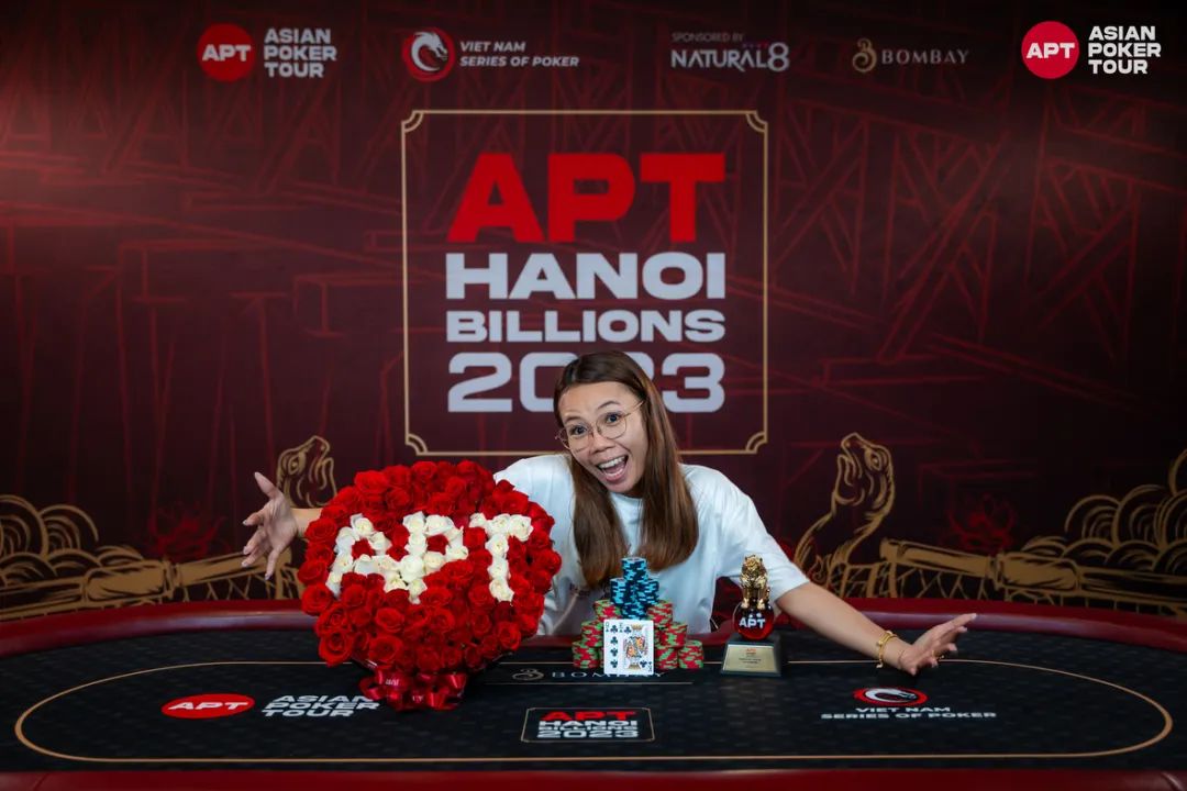 【EV扑克】APT河内丨主赛事准备破纪录，国人 Jinqi Wang 快速赛夺冠赢得个人首个APT奖杯