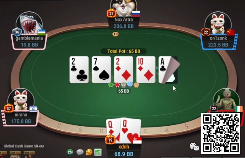 【EV扑克】牌局分析：AK能call这个超级小的block bet吗