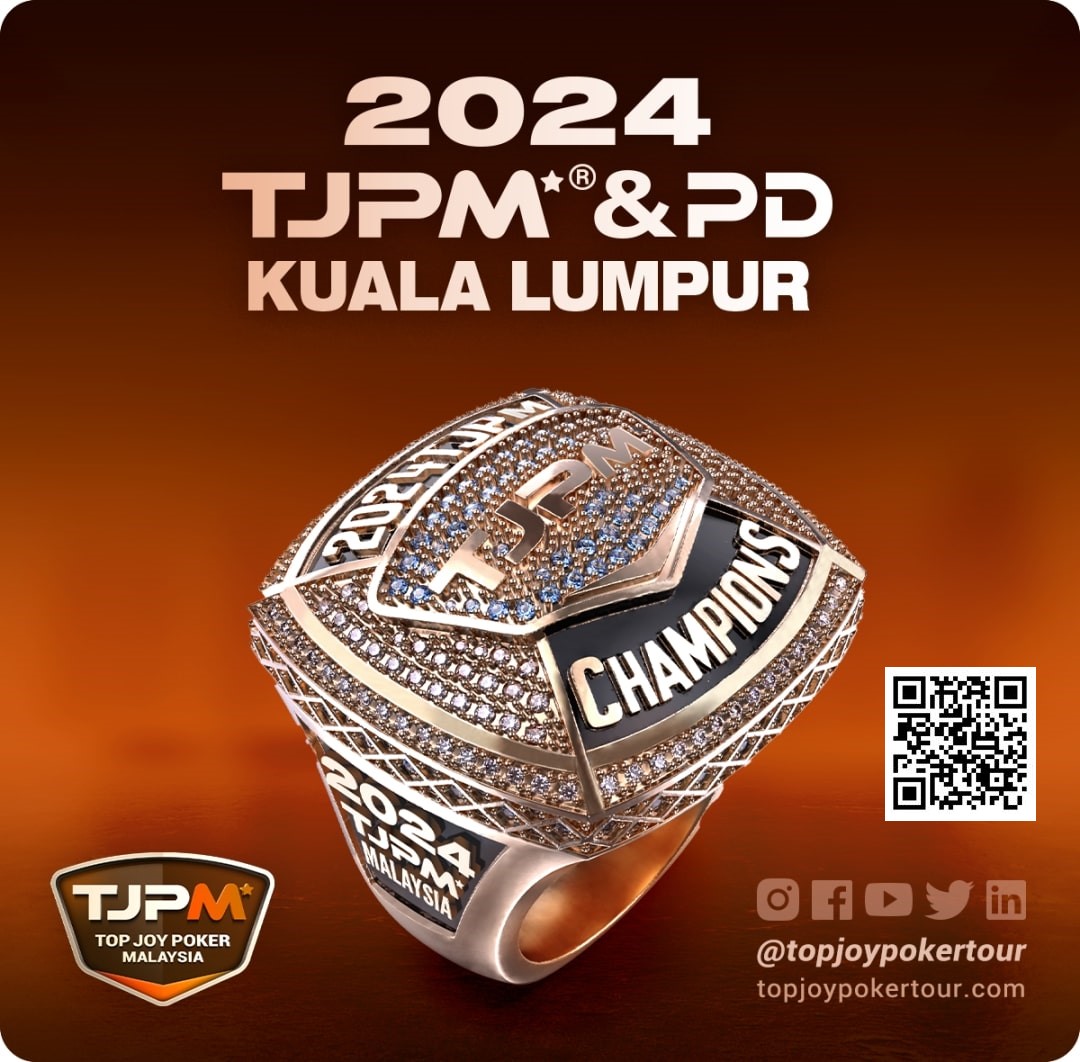 【EV 扑克】赛事信息丨 2024TJPM®吉隆坡站荣耀(奖杯及戒指)展示