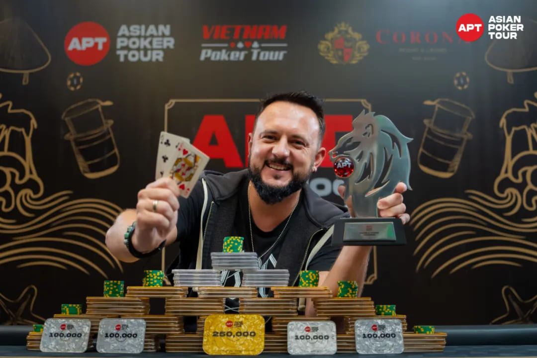 【EV扑克】中国选手胡金龙夺得APT富国岛站赛史最大主赛事冠军！创生涯最佳战绩！