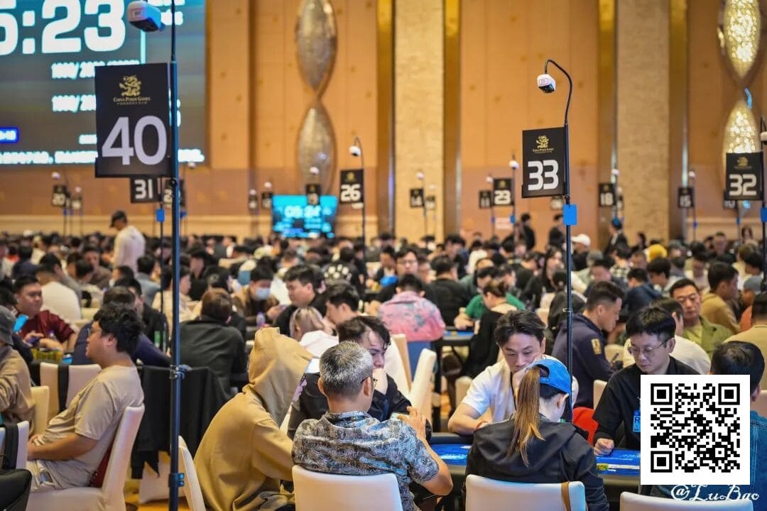 【EV扑克】2025CPG®横琴湾巡游赛 | 泡沫破裂207人奖励圈大门敞开,杨路晖147.9万计分领衔131人晋级第三轮