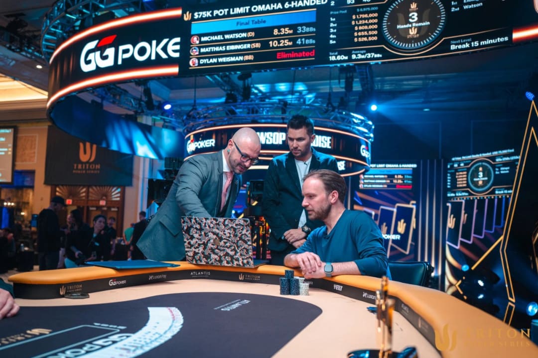 【EV扑克】WSOP天堂岛 | PLO新人Matthias Eibinger击败四张牌高手夺得第5个Triton冠军