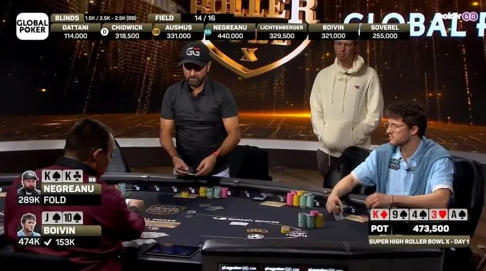 【EV扑克】丹牛神读牌再现！超级碗豪客赛恶心弃掉三条K，全多亏世界第一启发！