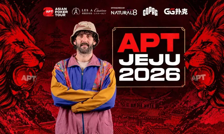 【EV扑克】2026 APT济州站 | 中国Jianfeng Sun领跑主赛最终八强,冲击金狮奖杯及5.56亿韩元(约41.5万美元)头奖!